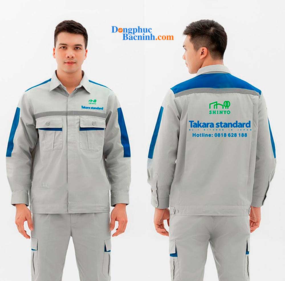 May và In đồng phục bảo hộ Công ty Shinyo Takara Standard