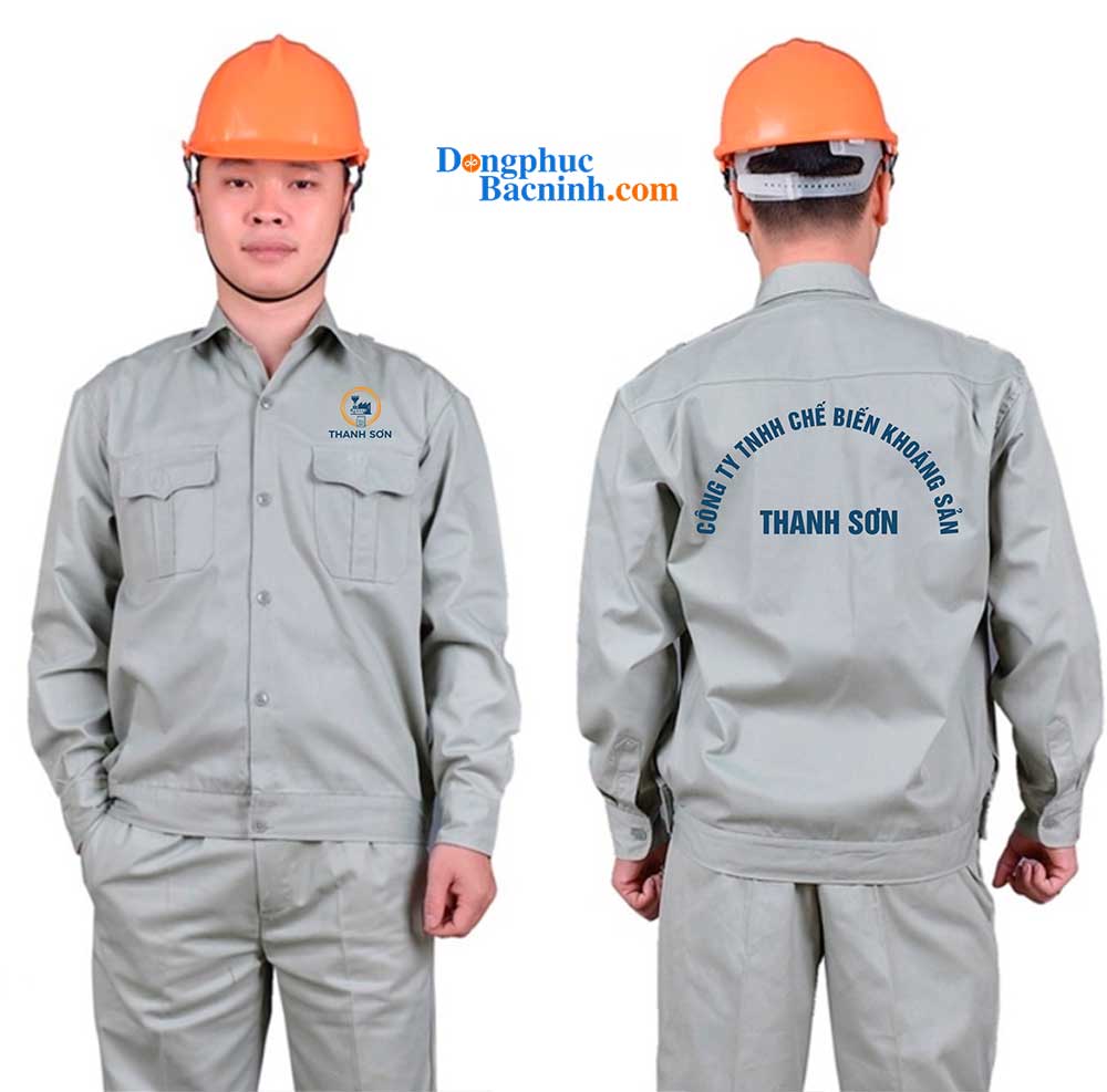 May và In đồng phục bảo hộ Công ty TNHH Chế biến khoáng sản Thanh Sơn