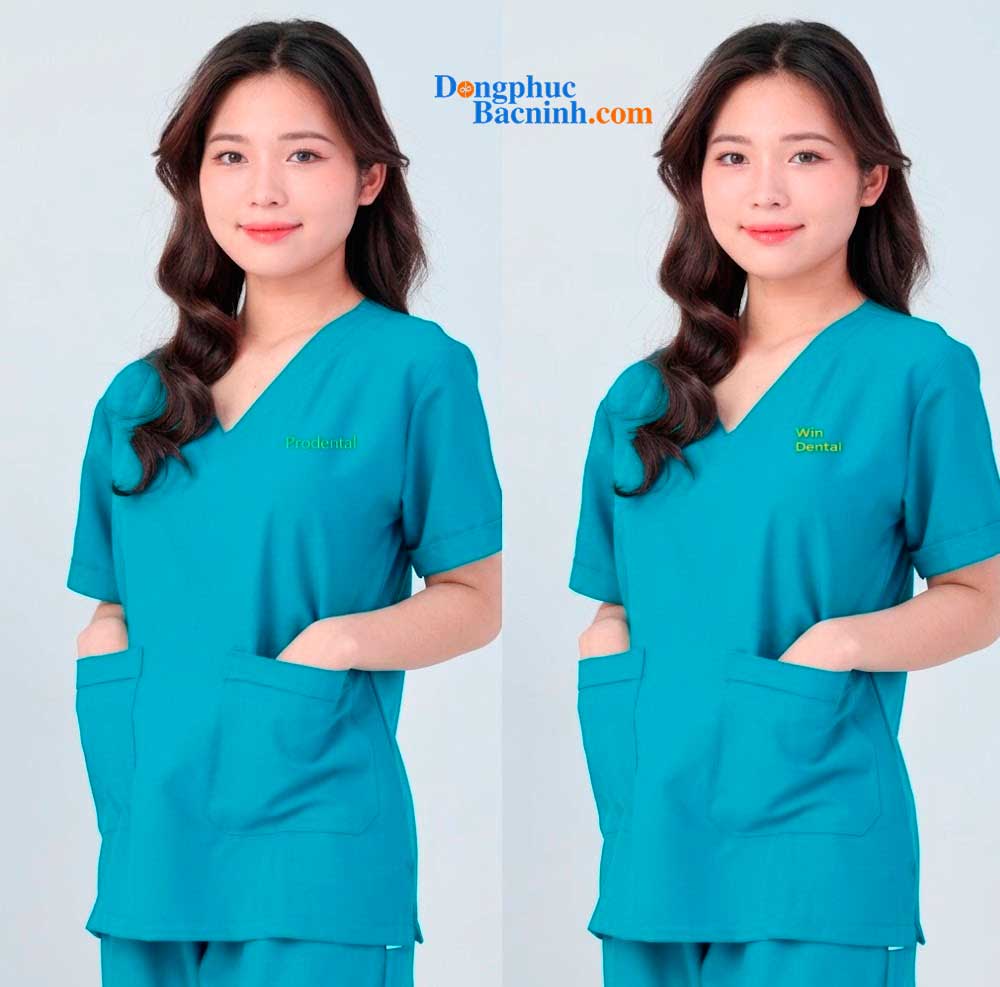 May và In đồng phục y tế Win Dental