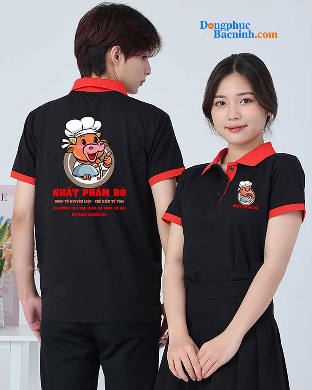 May và in đồng phục Nhà hàng Nhất phẩm Bò